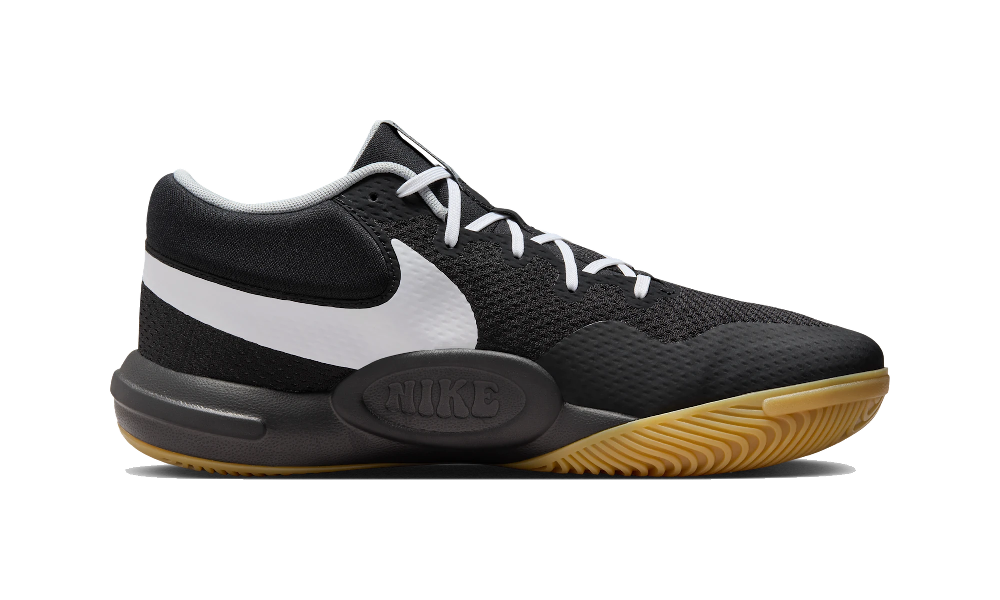 Nike Hyperquick Black White Flat Silver