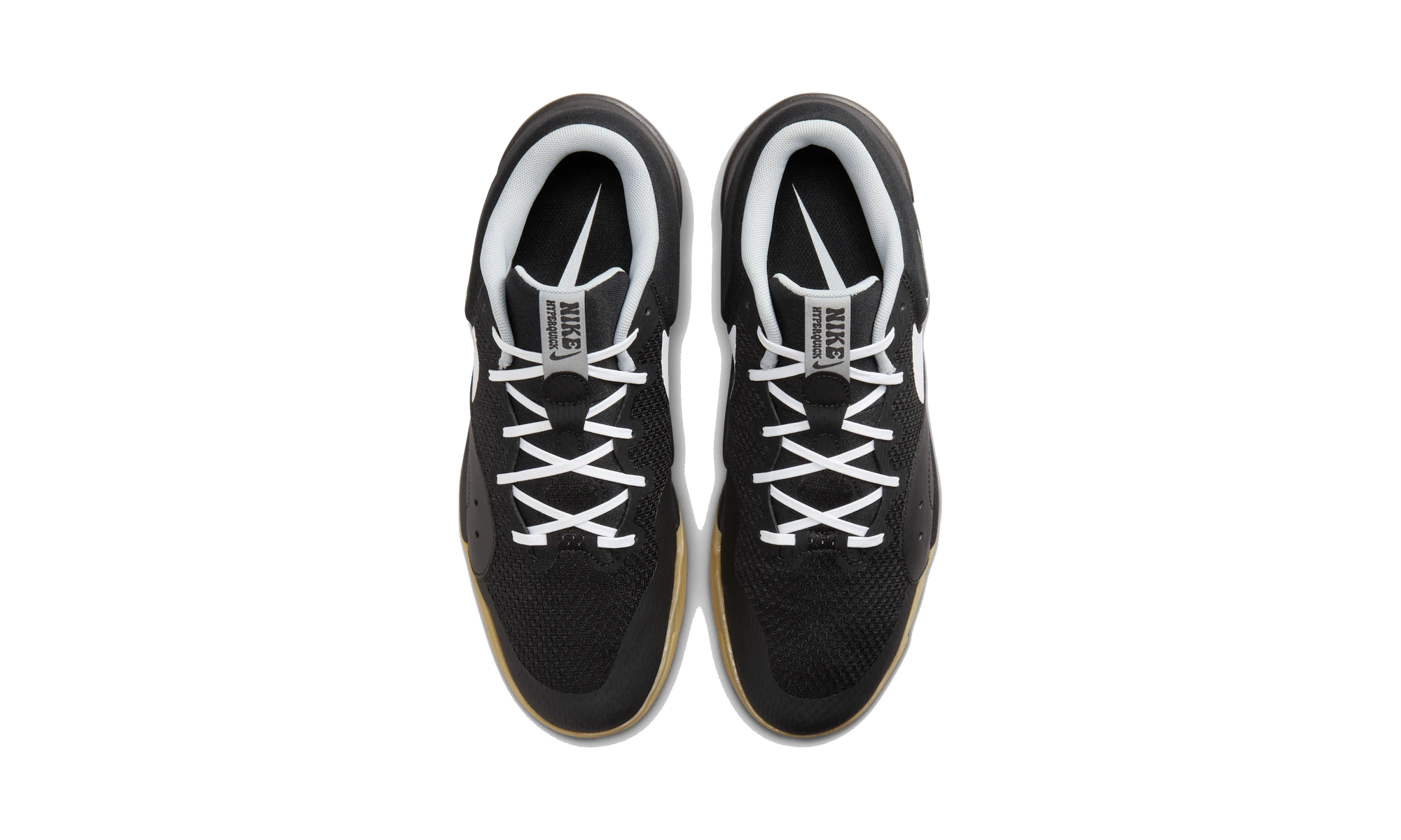 Nike Hyperquick Black White Flat Silver
