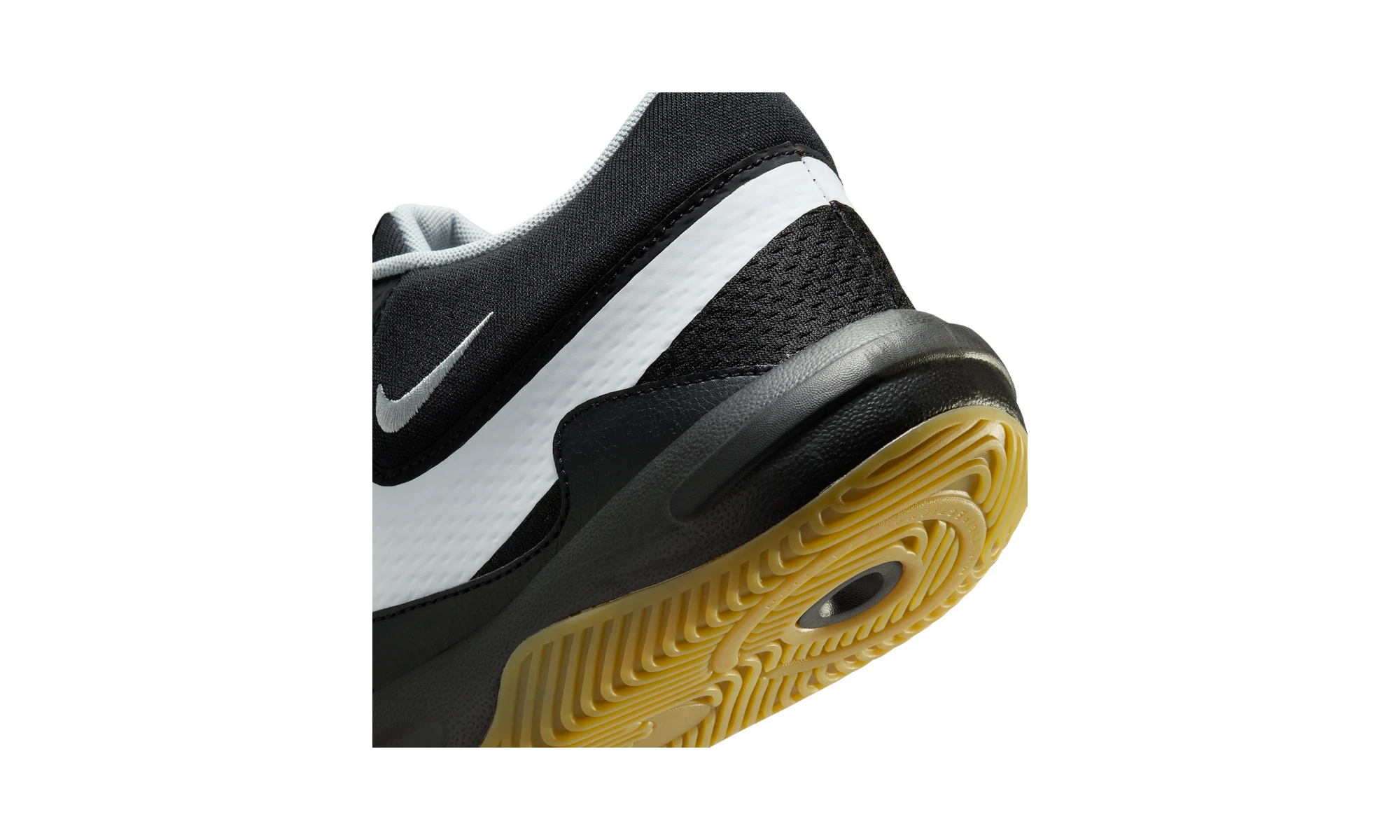 Nike Hyperquick Black White Flat Silver