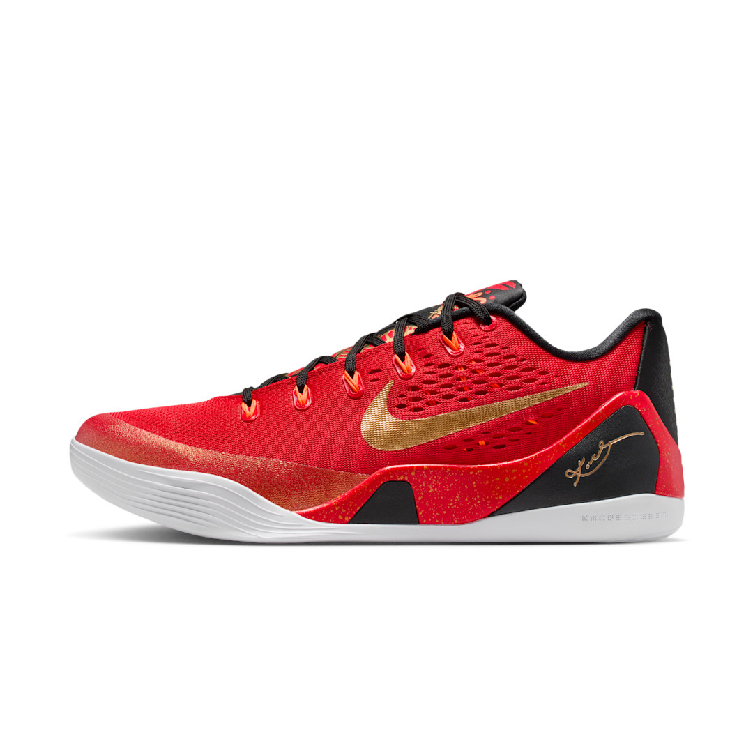 Nike Kobe 9 EM Low Protro China, University Red/Metallic Gold/Black (IH1400-600)