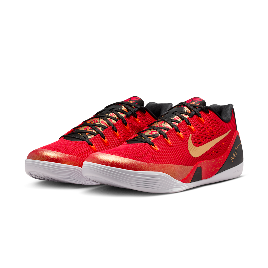 Nike Kobe 9 EM Low Protro China, University Red/Metallic Gold/Black (IH1400-600)