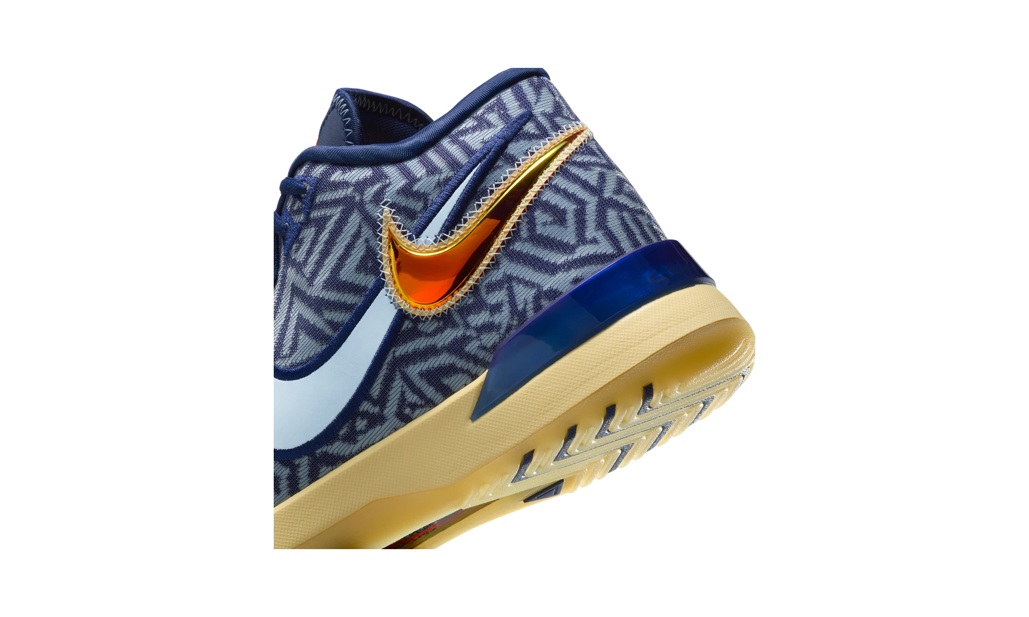 Nike LeBron NXXT Genisus Midnight Navy Soft Yellow Bright Crimson Light Armory Blue