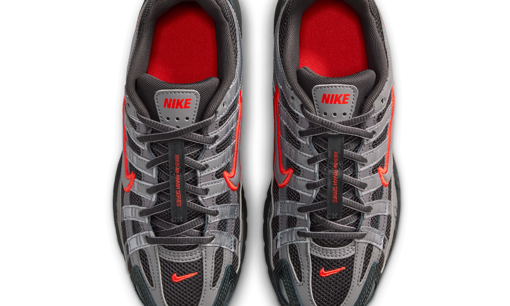 Nike P-6000 Anthracite Picante Red