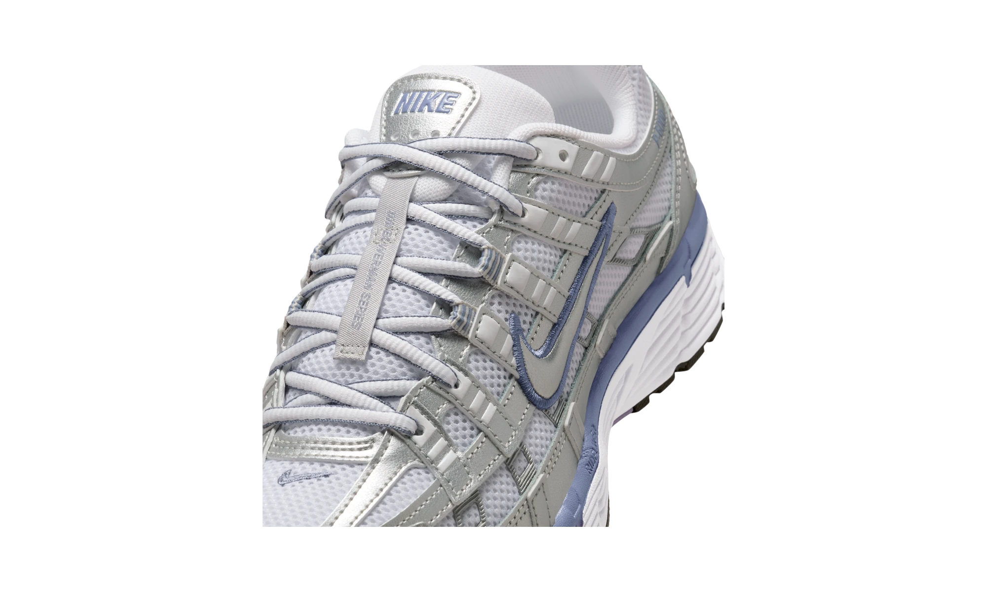 Nike P-6000 Metallic Silver World Indigo