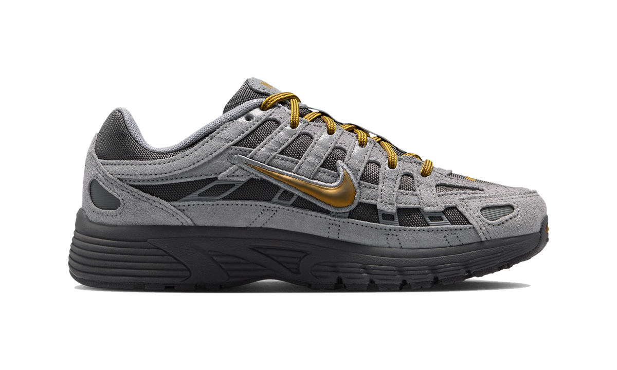 Nike P-6000 Premium Medium Ash Grey Golden Hops