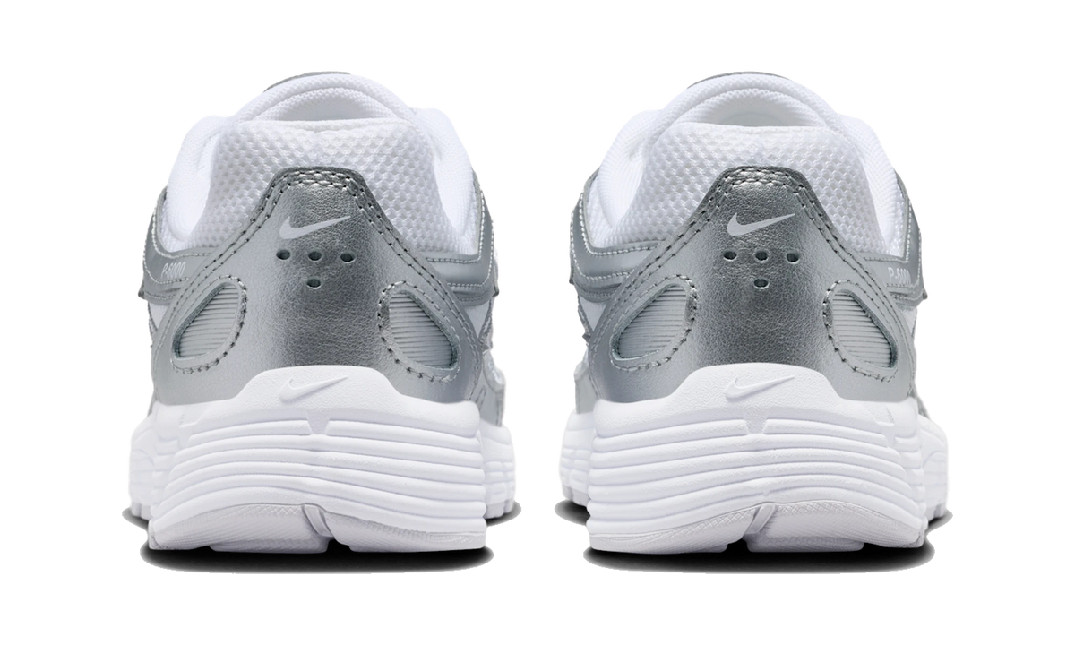 Nike P-6000 White Metallic Silver Vast Grey
