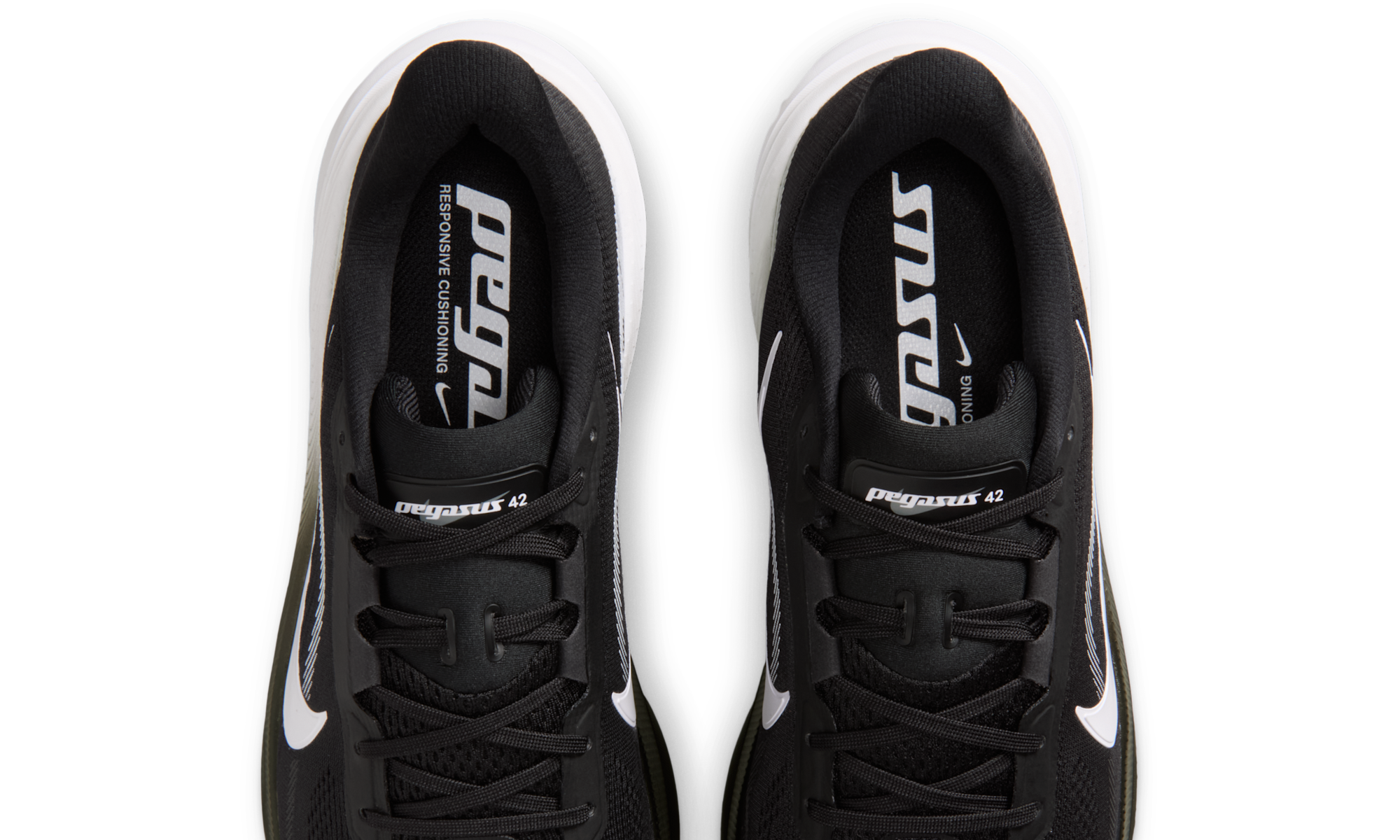 Nike Pegasus 42 Black Photon Dust White