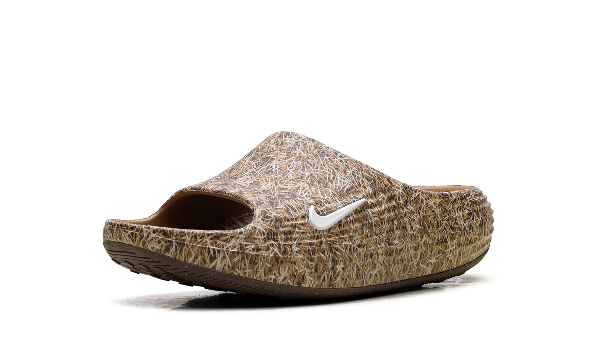 Nike ReactX Rejuven8 Slide .SWOOSH Touch Grass Wheat