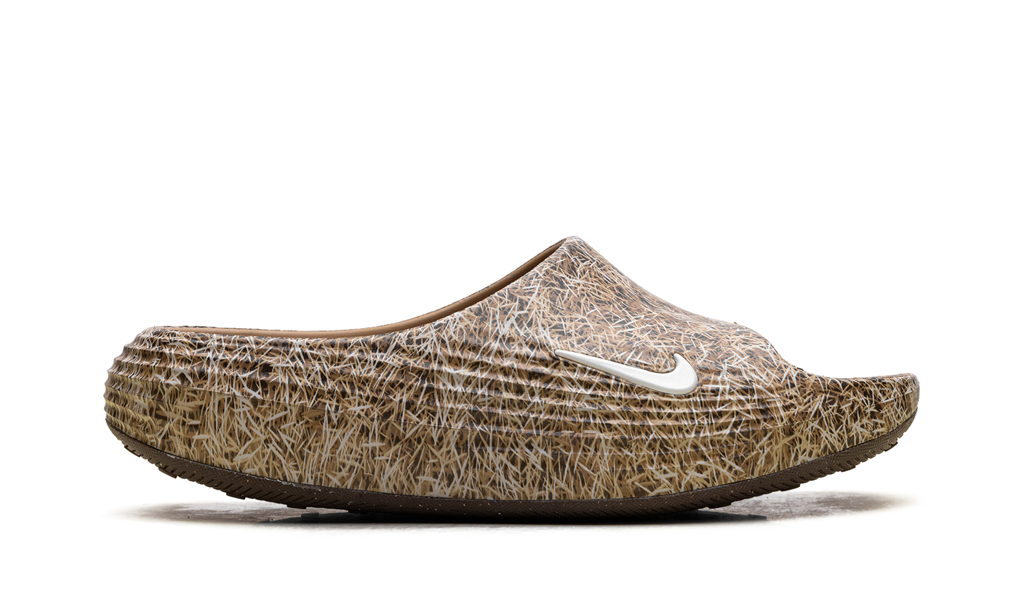 Nike ReactX Rejuven8 Slide .SWOOSH Touch Grass Wheat