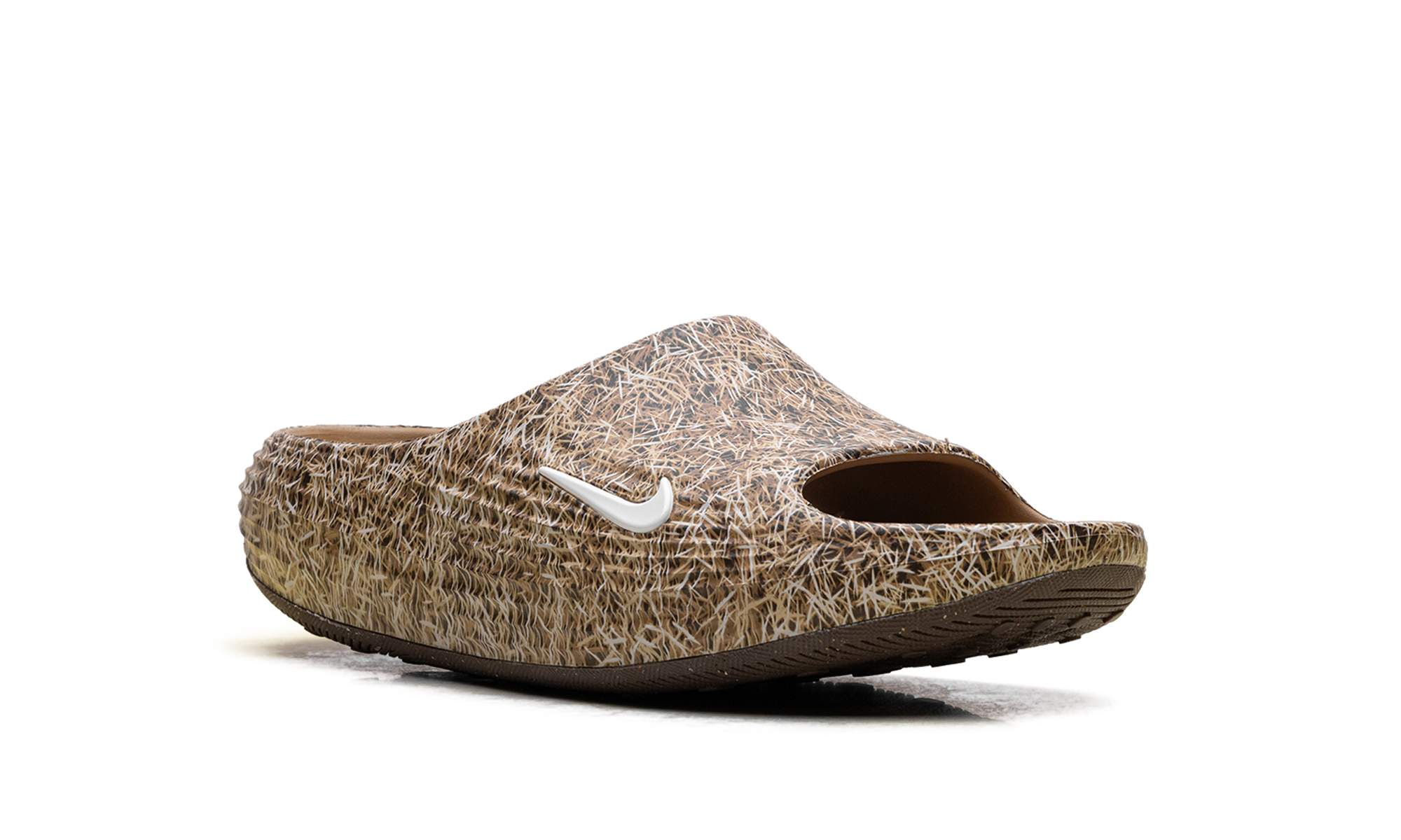 Nike ReactX Rejuven8 Slide .SWOOSH Touch Grass Wheat