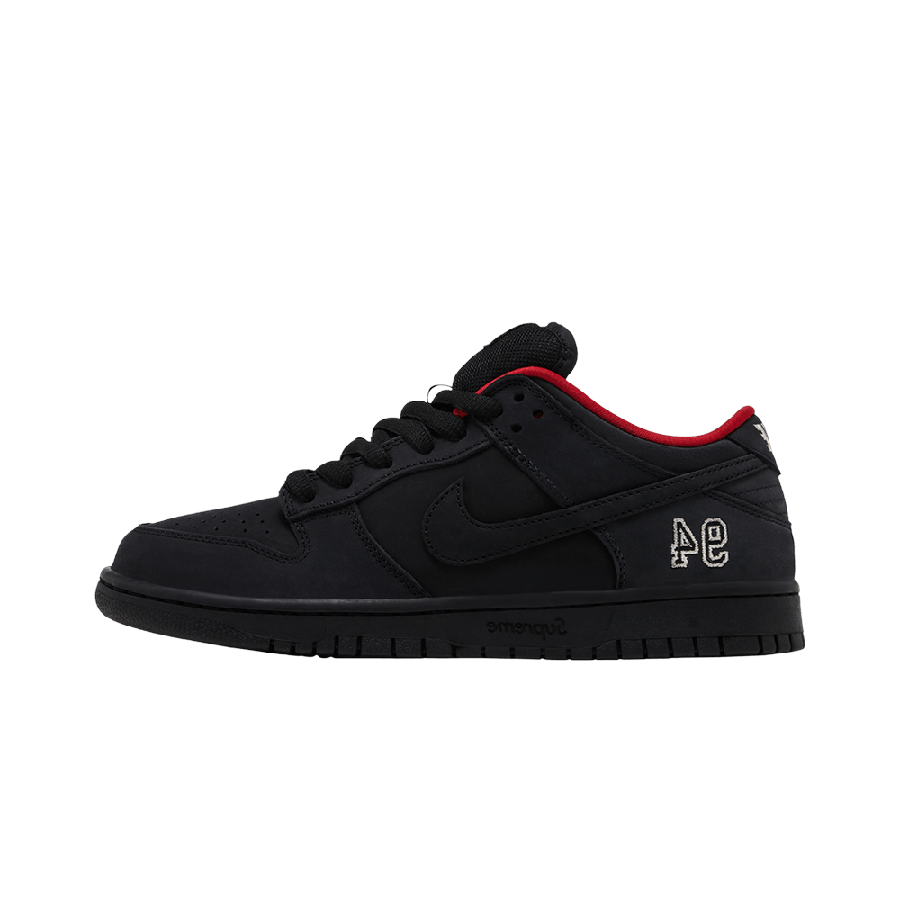 Nike SB Dunk Low Supreme 94 Black, Black/Black/Black (HQ8487-001)