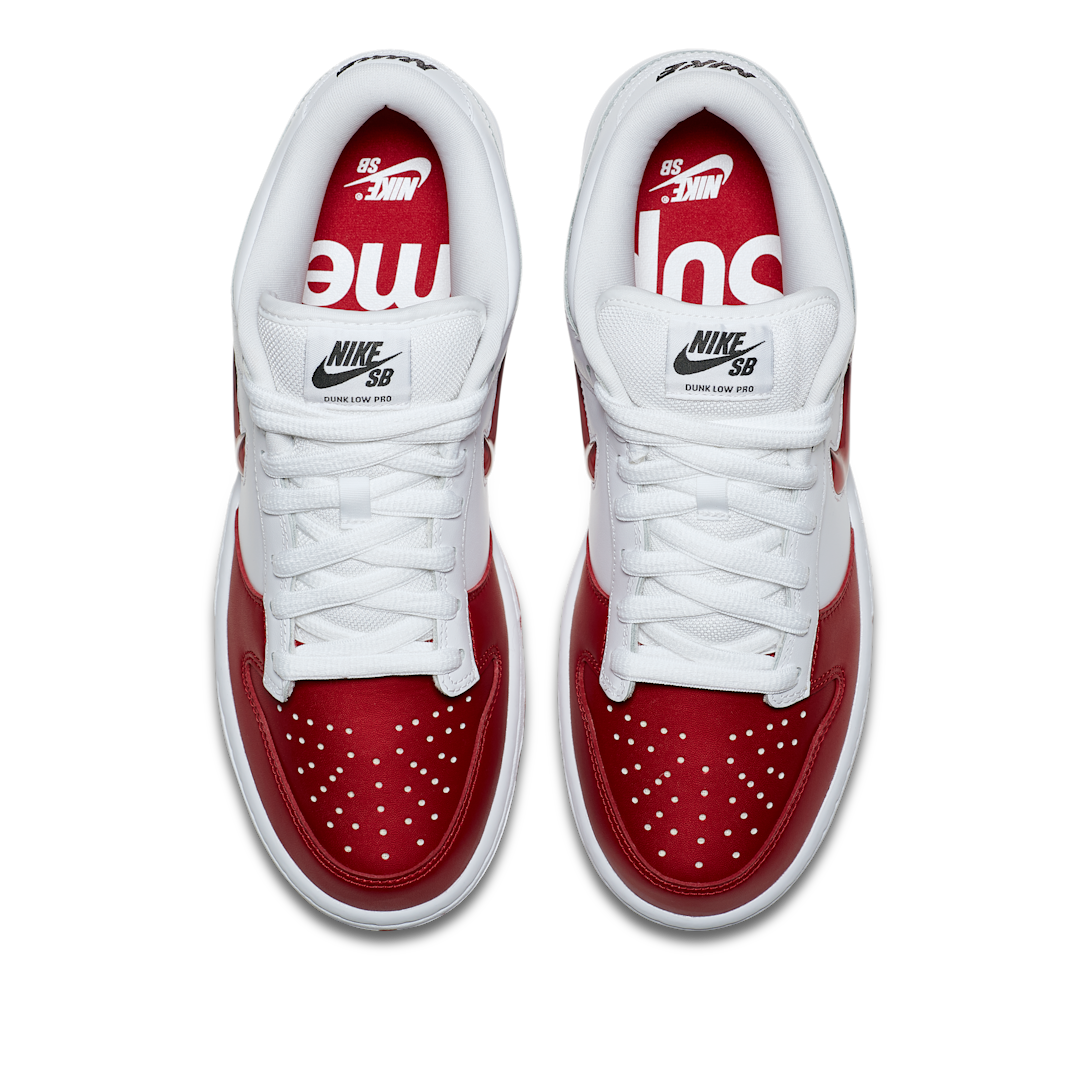 Nike SB Dunk Low Supreme Jewel Swoosh Red, Varsity Red/Varsity Red-White-Black (CK3480-600)
