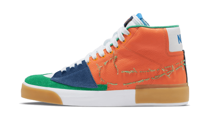 Nike SB Zoom Blazer Mid Edge Safety Orange University Gold