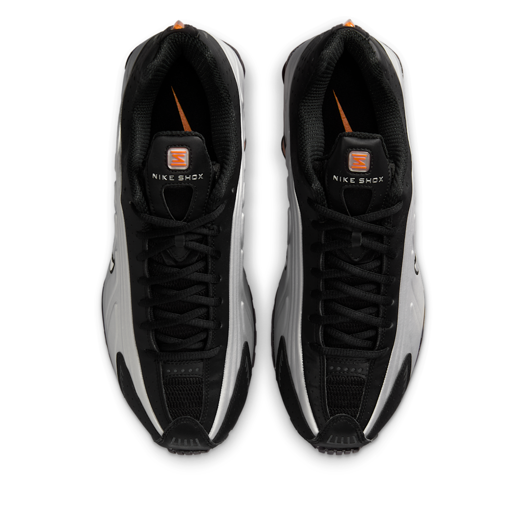 Nike Shox R4 Bright Mandarin, Black/Vast Grey/Bright Mandarin/Metallic Silver (HQ1988-003)