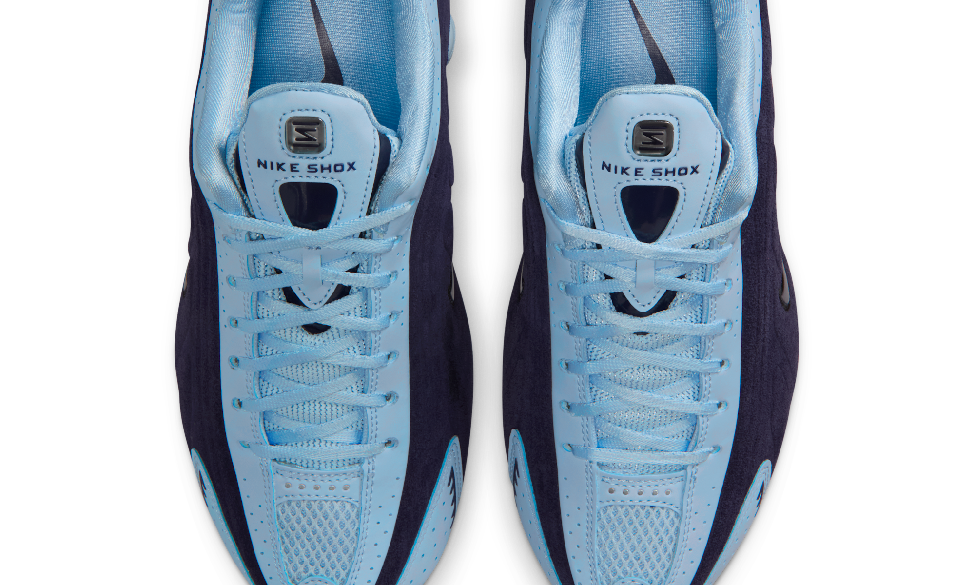 Nike Shox R4 Imperial Purple Celestine Blue