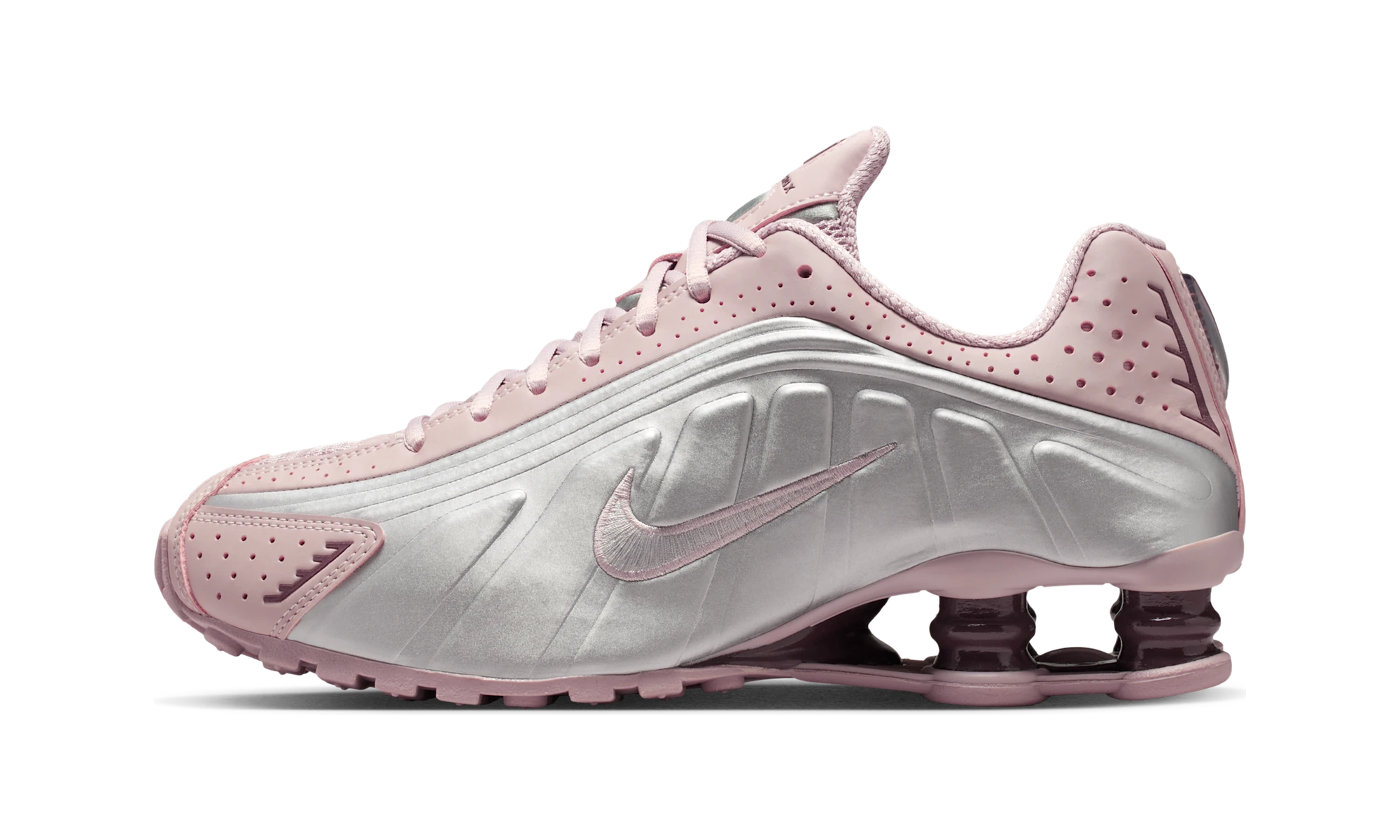 Nike Shox R4 Particle Rose Tattoo Silver