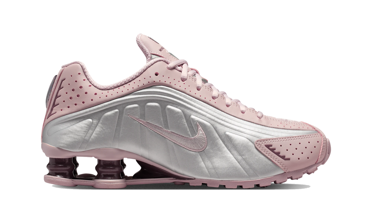 Nike Shox R4 Particle Rose Tattoo Silver