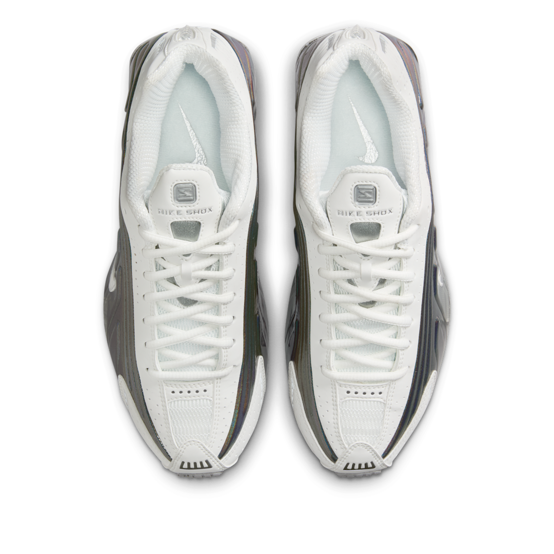 Nike Shox R4 White Iridescent, Summit White/Hydrangeas/Metallic Silver/Summit White (IB7703-100)