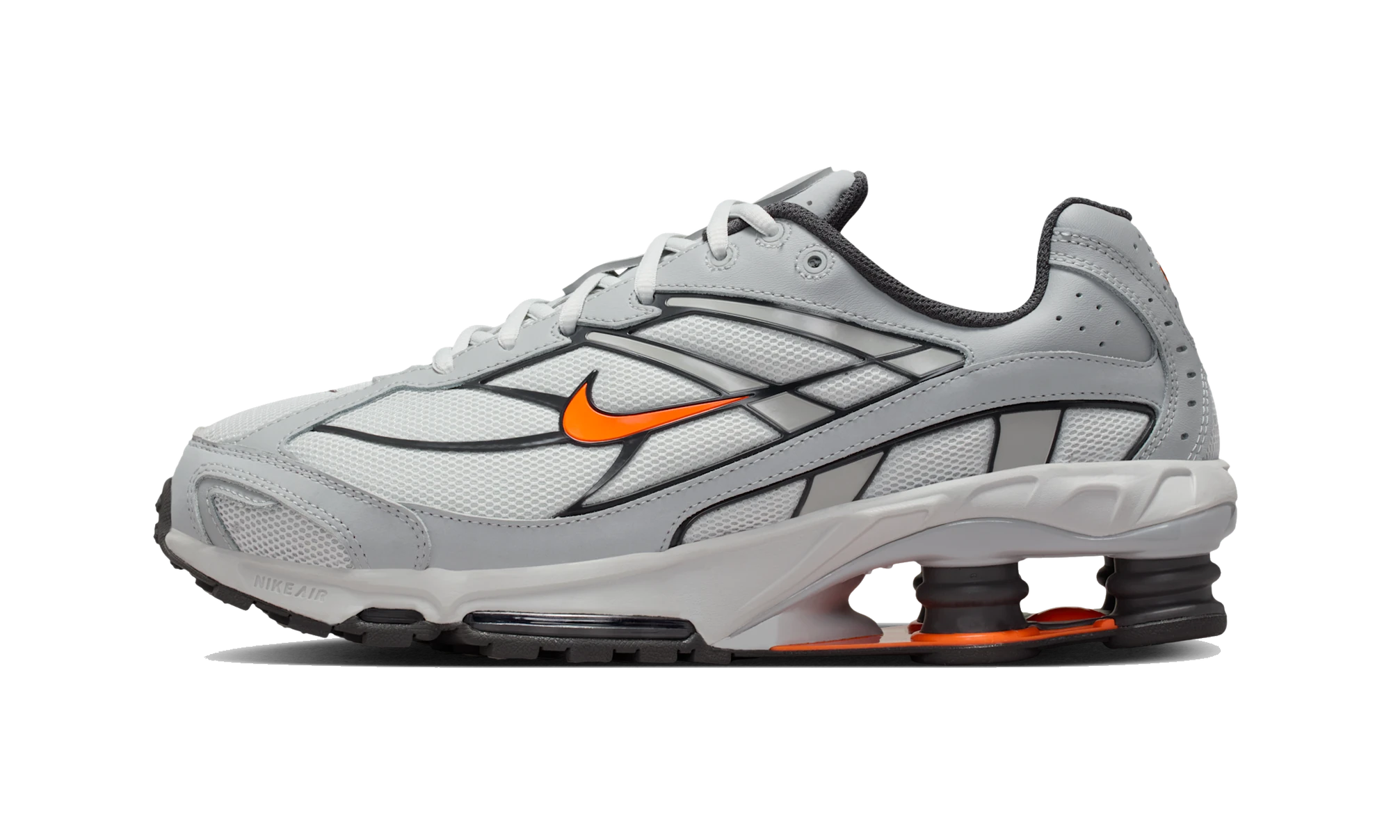 Nike Shox Ride 2 Light Smoke Grey Total Orange