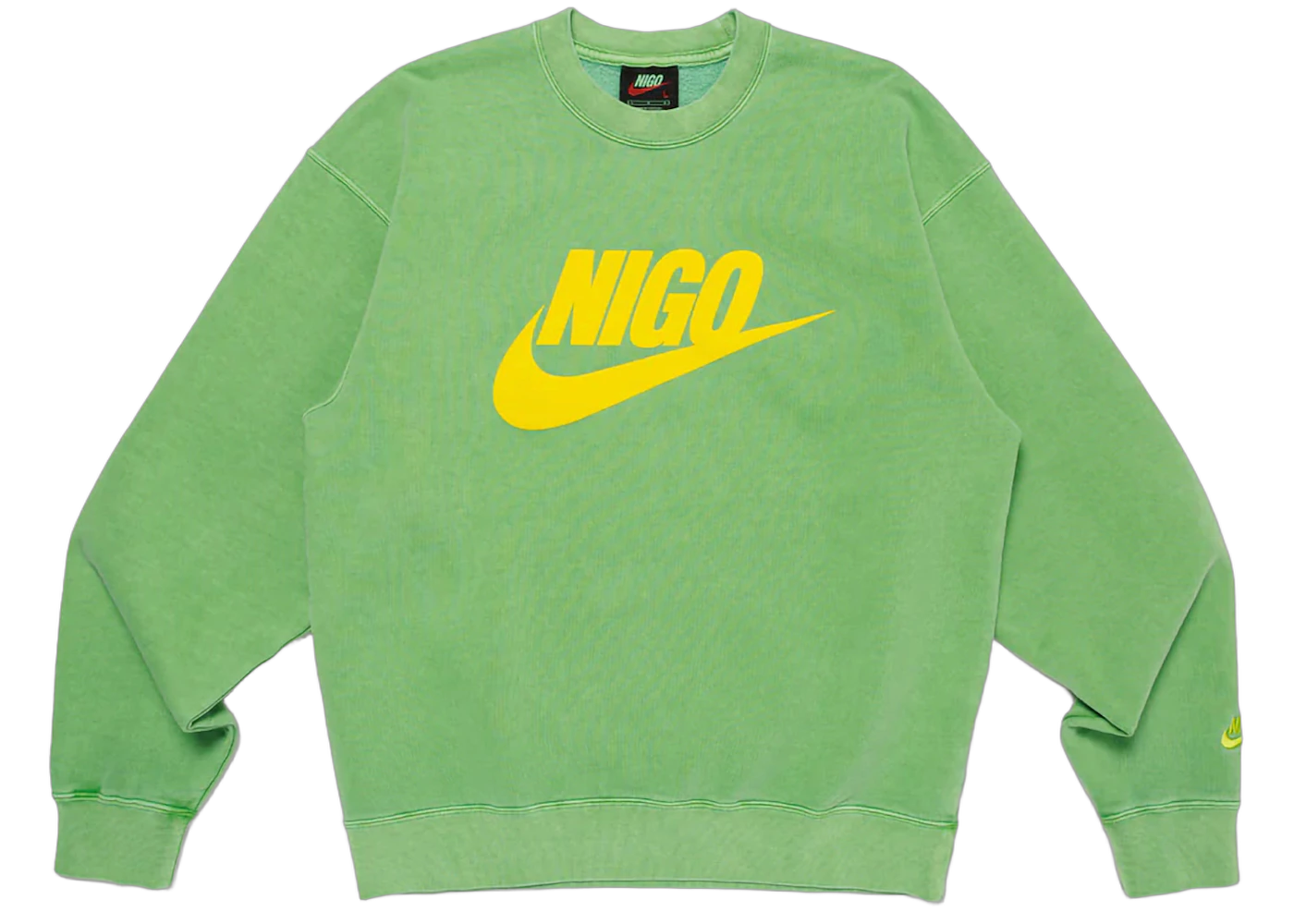 Nike x Nigo NRG Fleece Crew Sweatshirt Green, Green (FV5941-310)