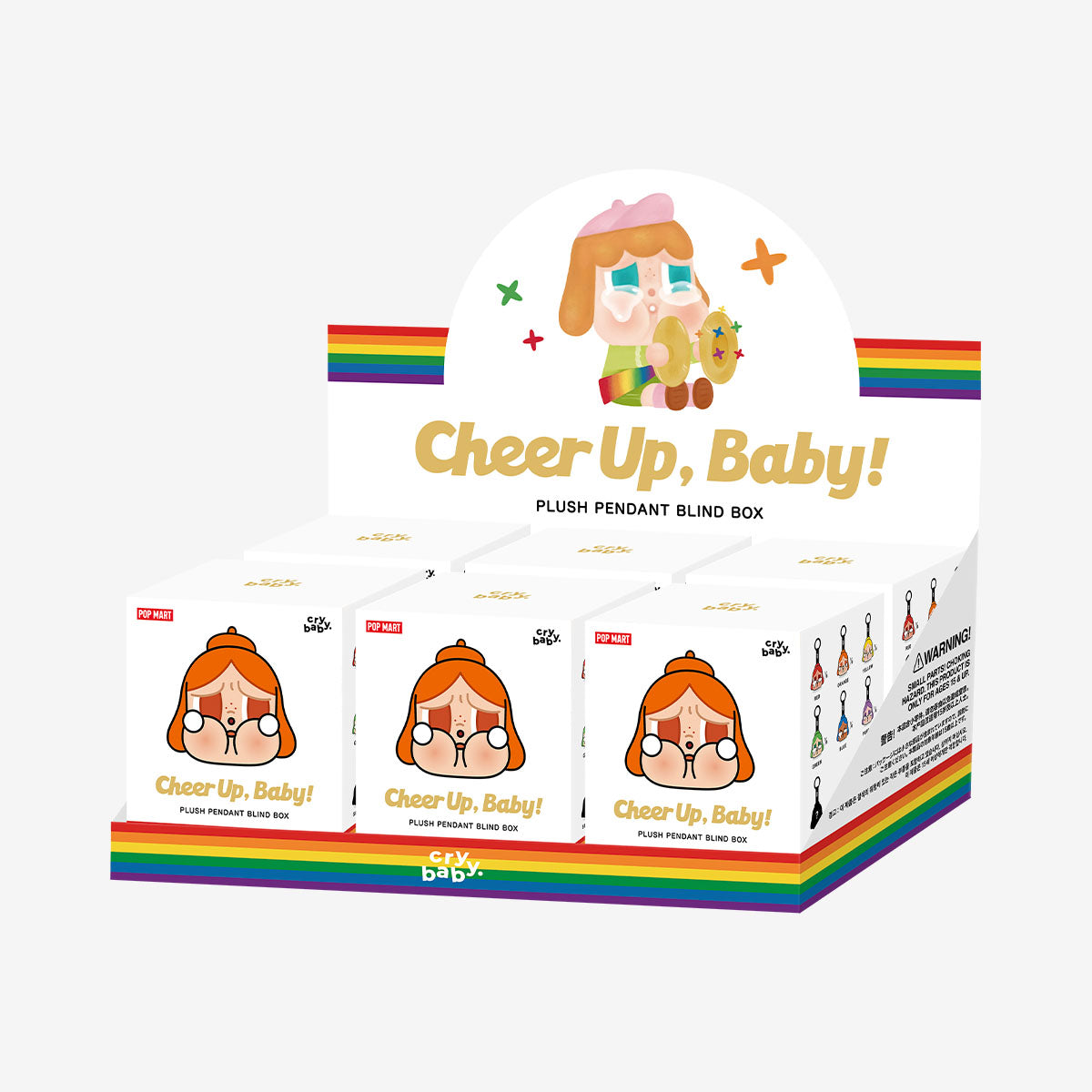 Pop Mart CRYBABY CHEER UP, BABY! SERIES Plush Pendant Blind Box
