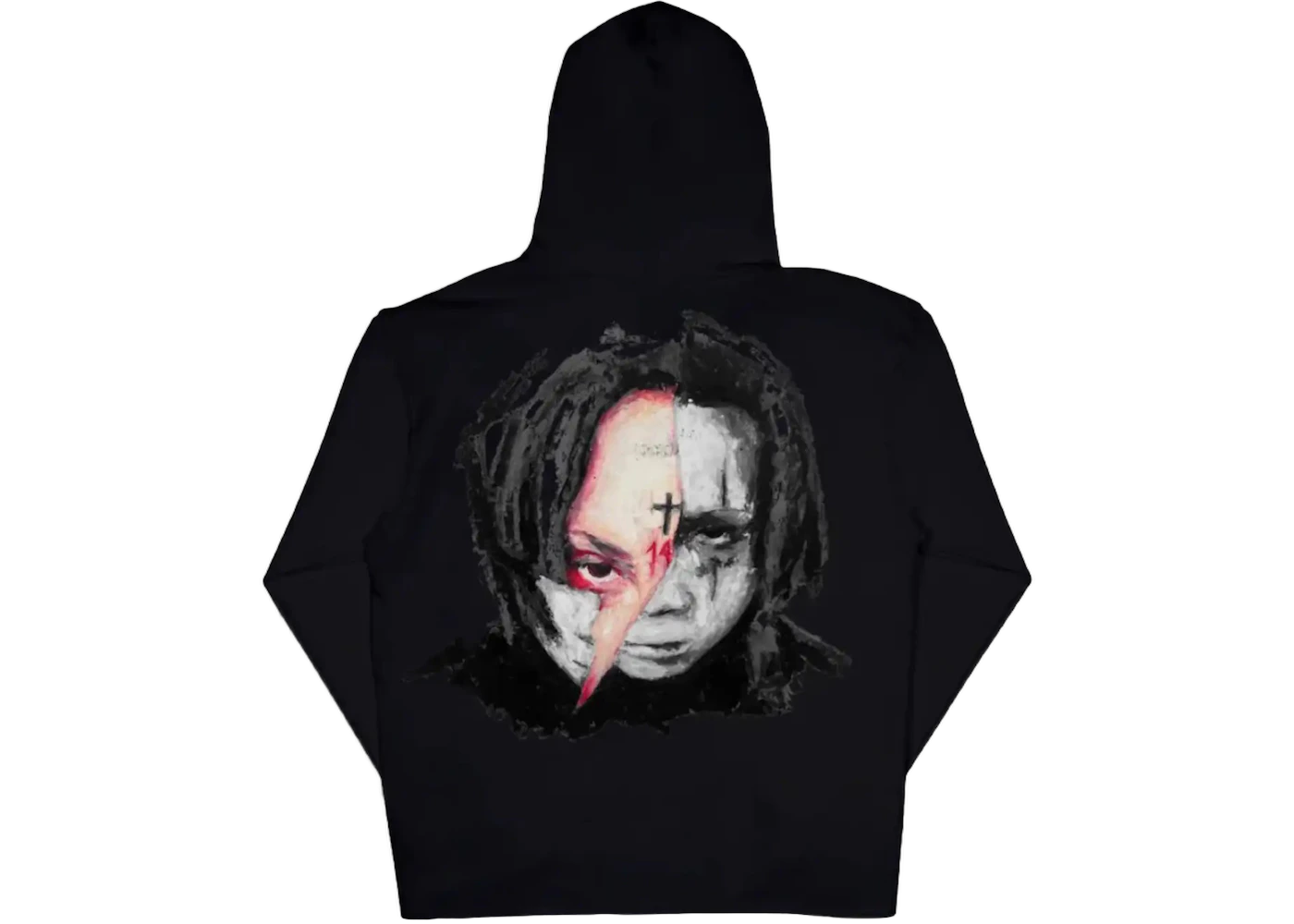 Revenge Trippie Arch Logo Hoodie Black