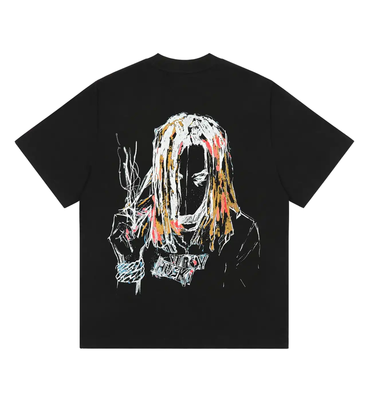 Revenge X Lil Durk Painting Tee Black