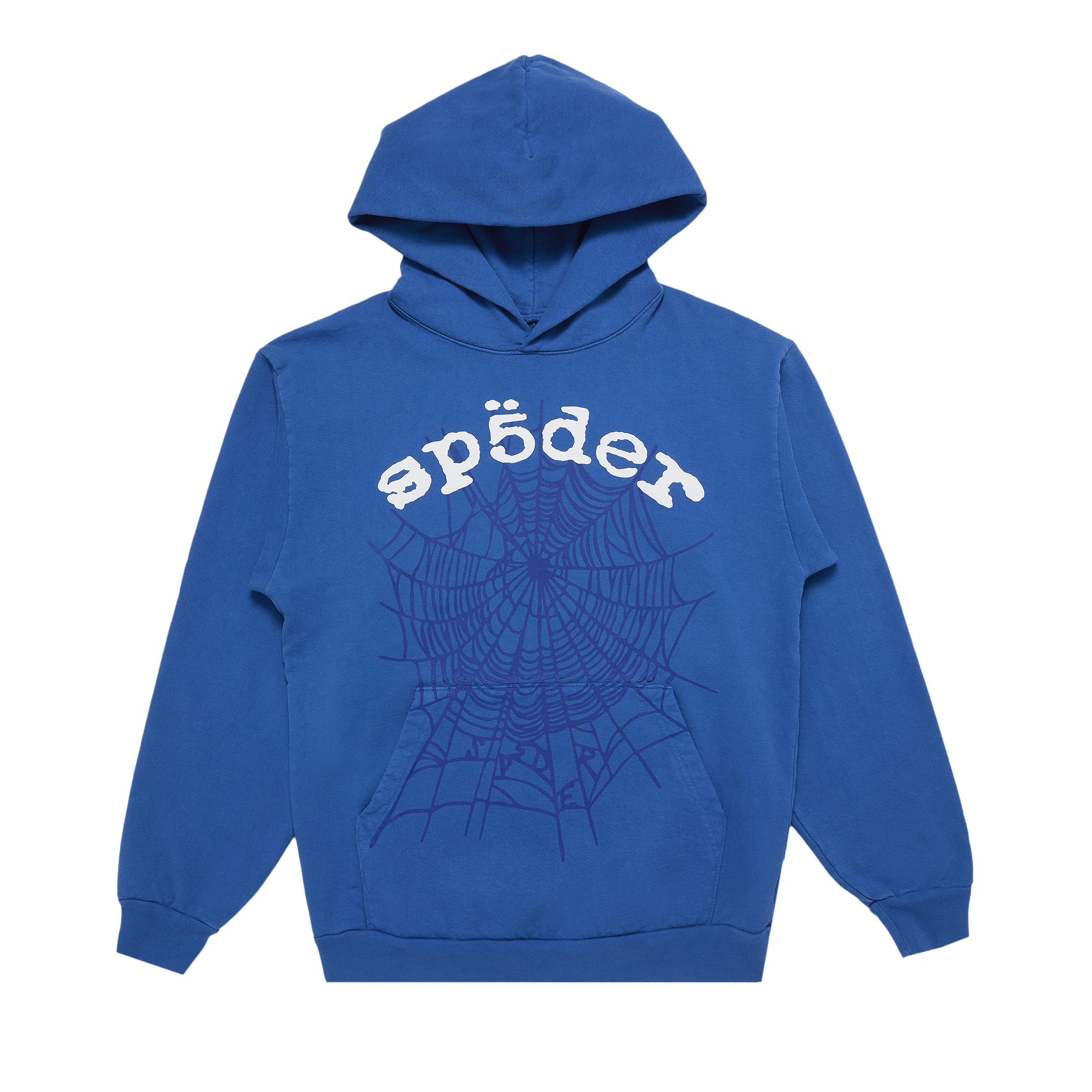 Sp5der Legacy Hoodie Blue, Blue (sp5der-legacy-hoodie-blue)