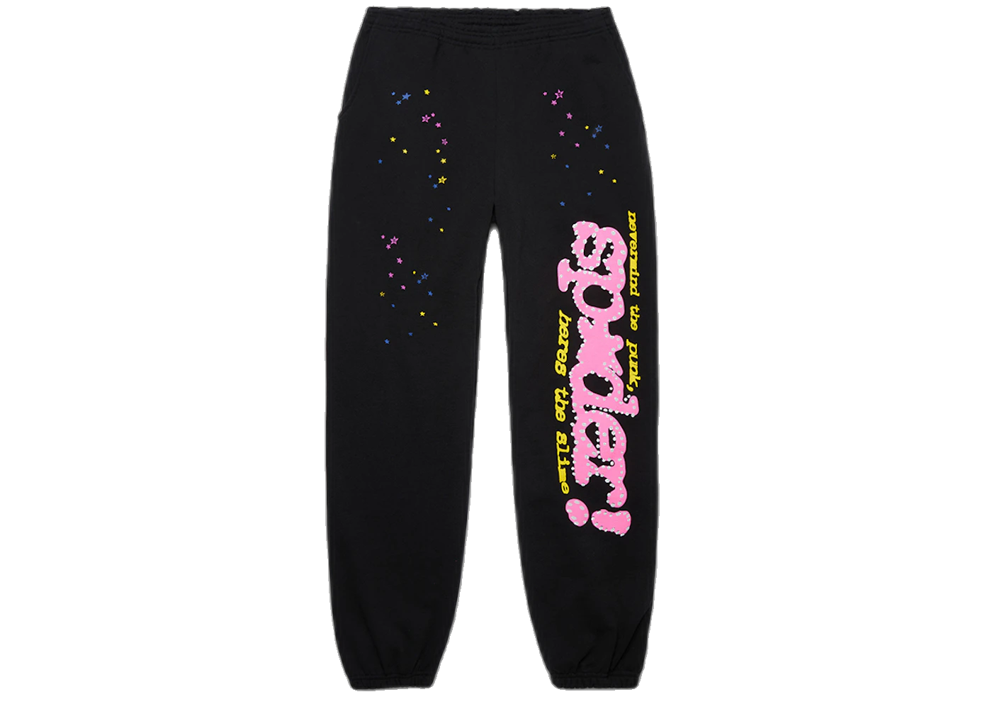 Sp5der P*NK V2 Sweatpant Black, Black (sp5der-pnk-v2-sweatpant-black)