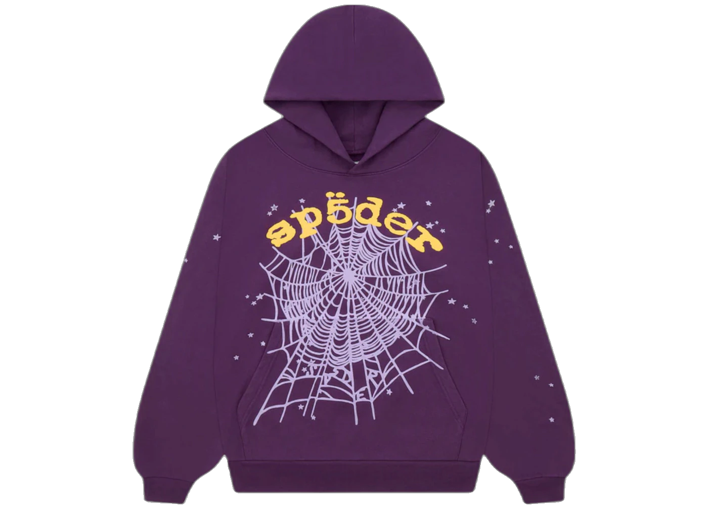 Sp5der Star OG Web V2 Hoodie Purple, Purple (sp5der-star-og-web-v2-hoodie-purple)