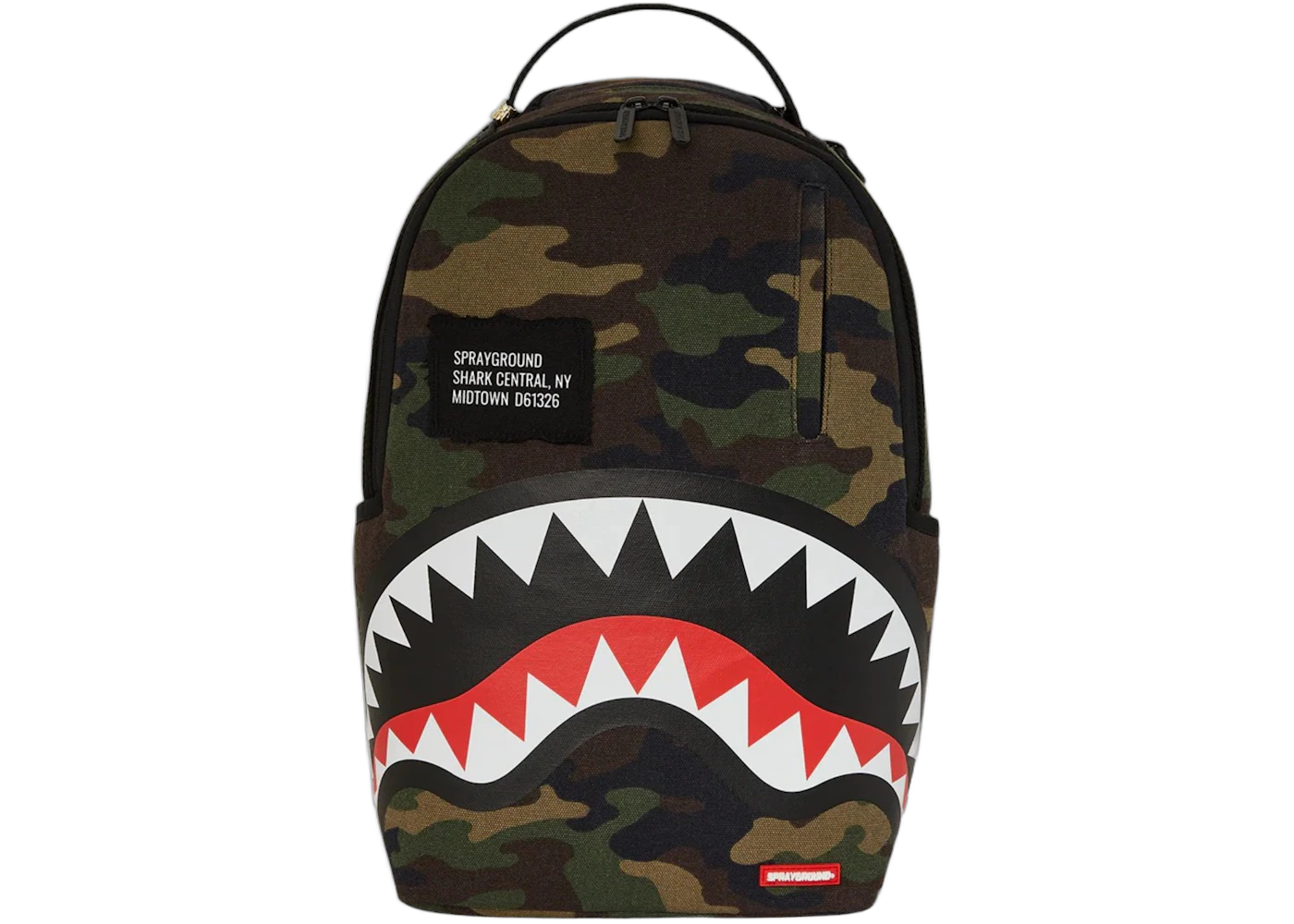 Sprayground Shark Central Rogue Backpack Camo