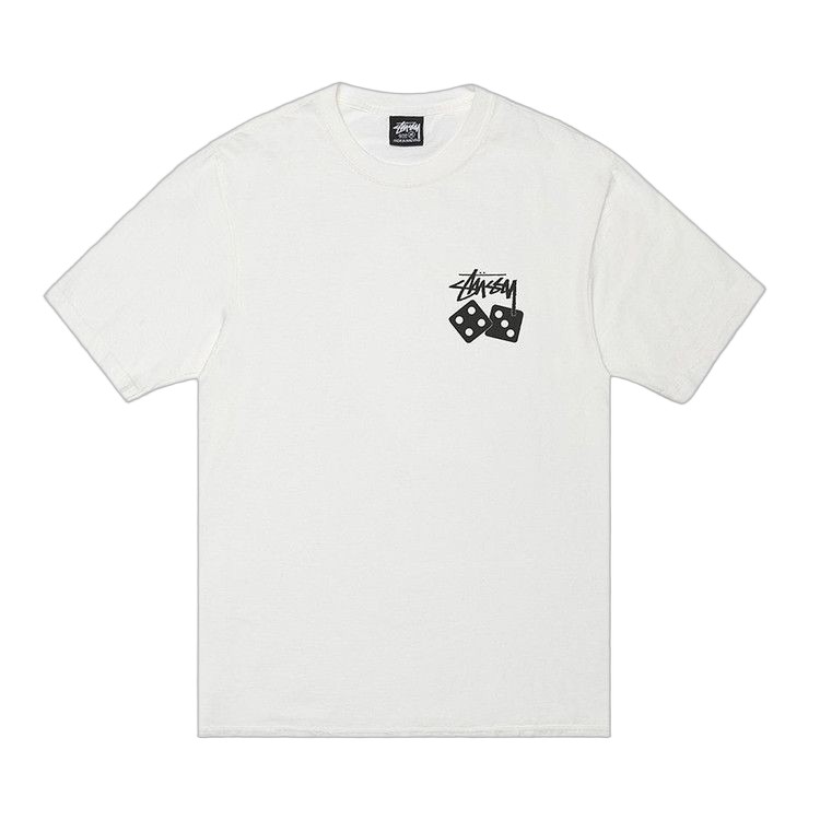 Stussy Dice T-Shirt Pigment Dyed Natural