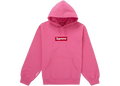 Supreme Box Logo Hooded Sweatshirt (FW25) Magenta
