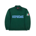 Supreme Milan Shop Flag Half Zip Pullover Green