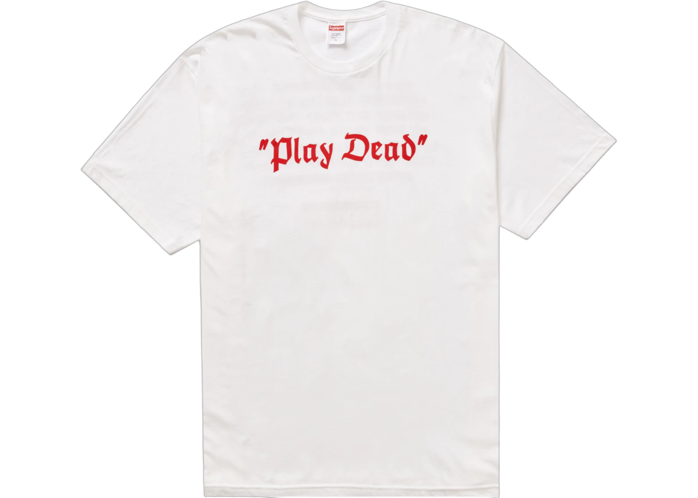 Supreme “Play Dead” Tee White