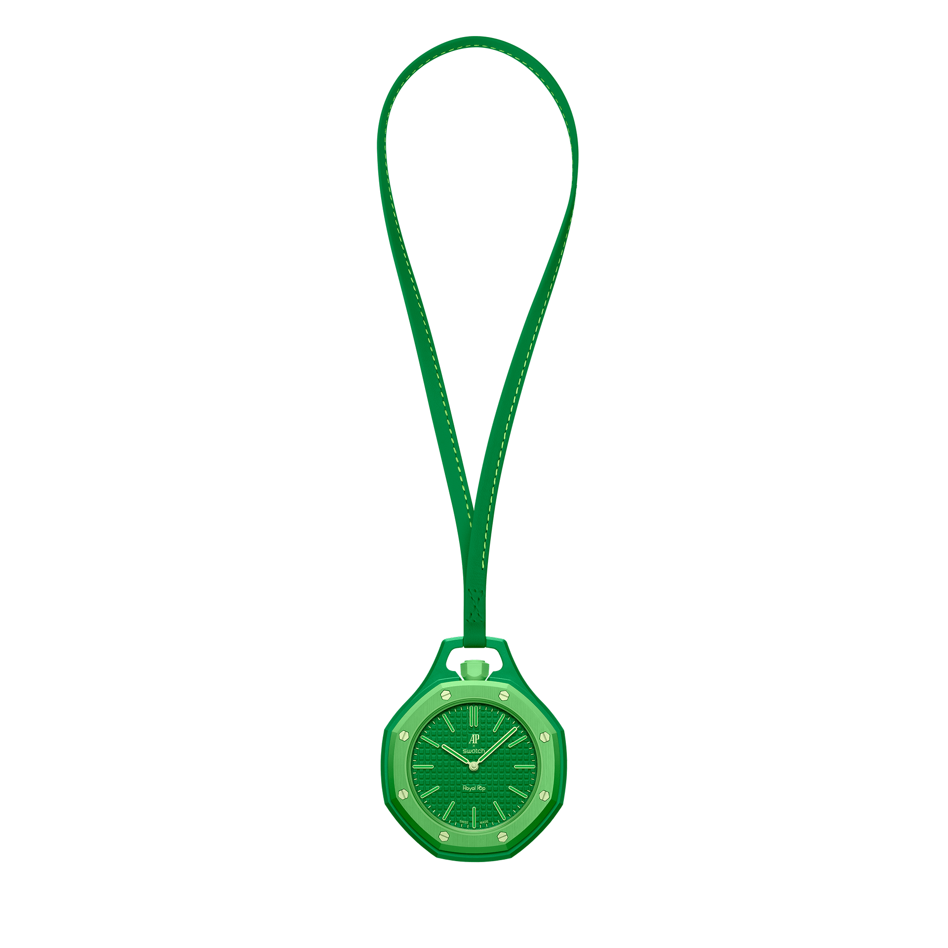 Swatch x Audemars Piguet Bioceramic Royal Pop Green Eight SSX03G100N
