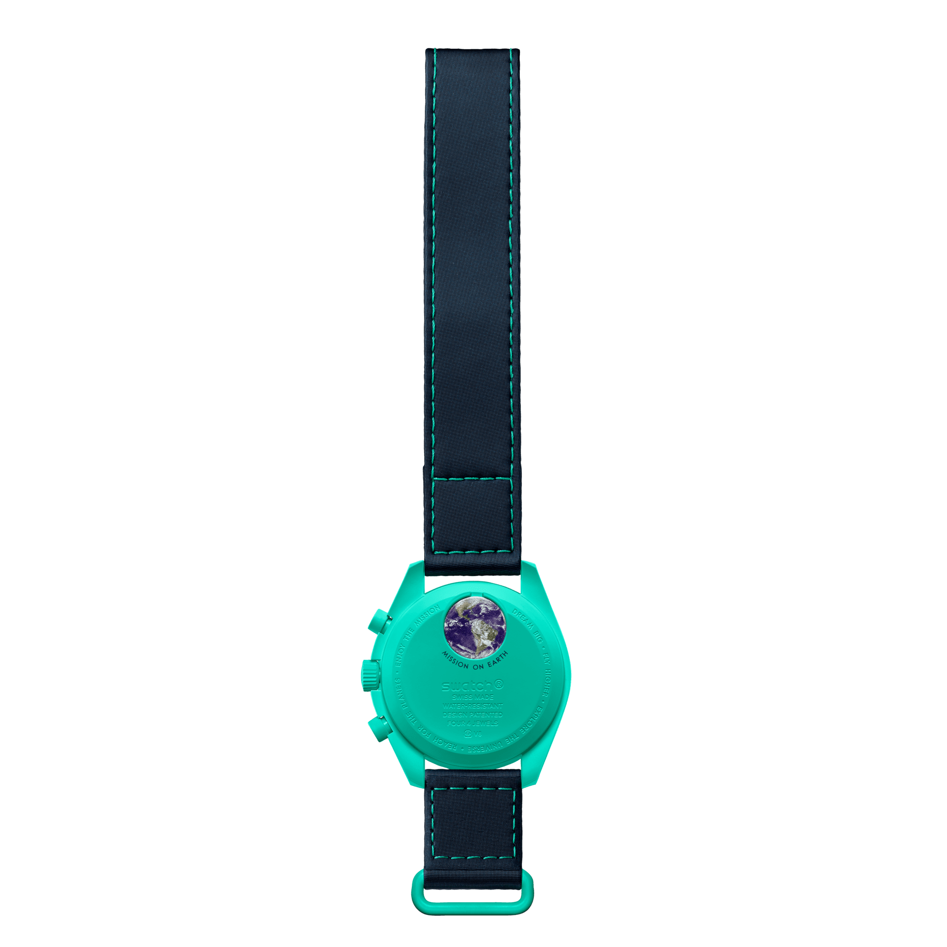 Swatch x Omega Bioceramic Moonswatch Mission On Earth Polar Lights SO33L103