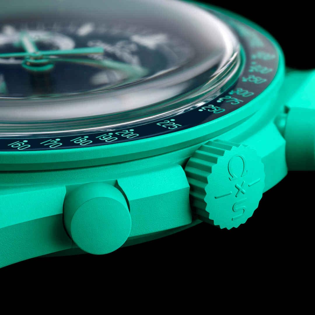 Swatch x Omega Bioceramic Moonswatch Mission On Earth Polar Lights SO33L103