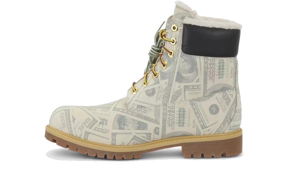 Timberland 6" Premium Waterproof Boot Supreme x MM6 Maison Margiela $100 Bills