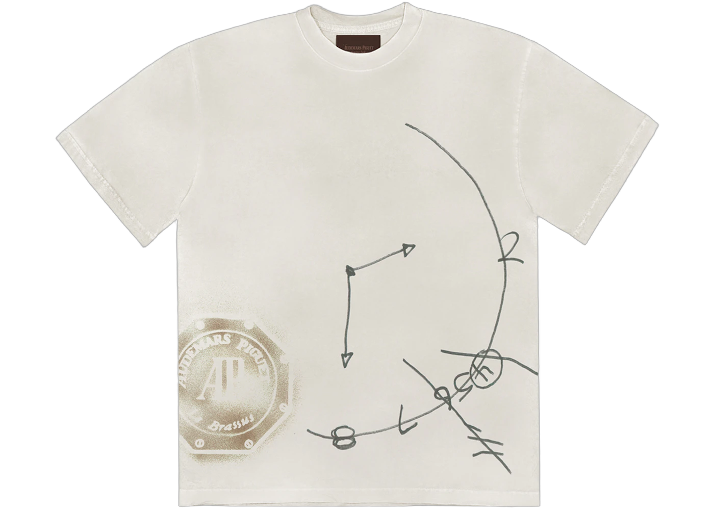 Travis Scott CJ x Audemars Piguet Time Zones T-Shirt White