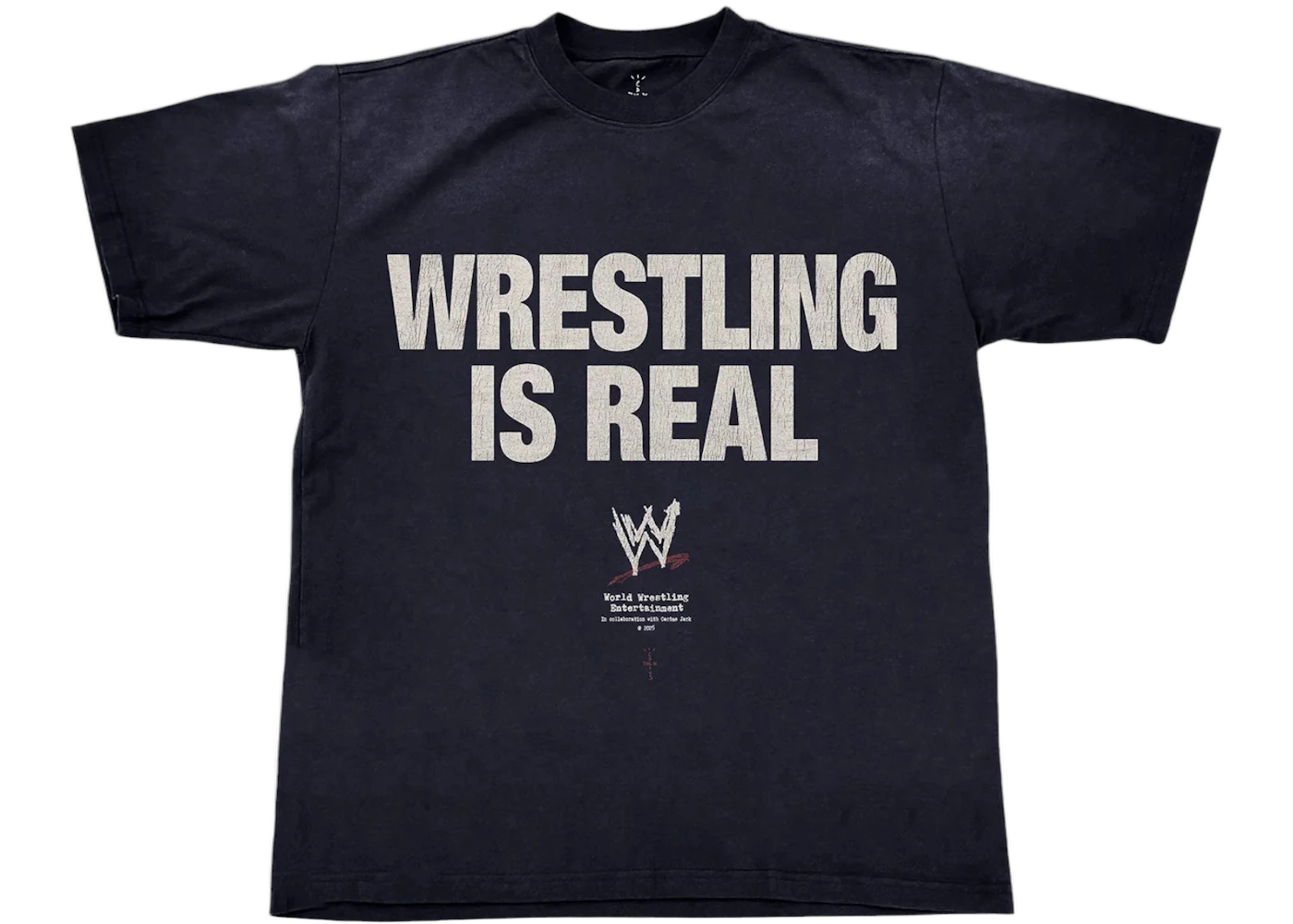 Travis Scott Wrestling Is Real T-shirt Black