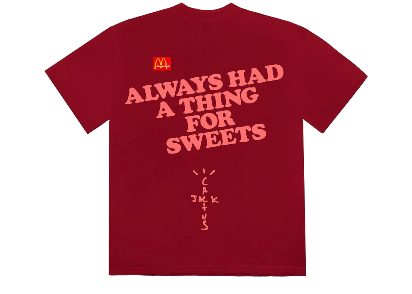 Travis Scott x McDonald's Apple Pie T-Shirt Red