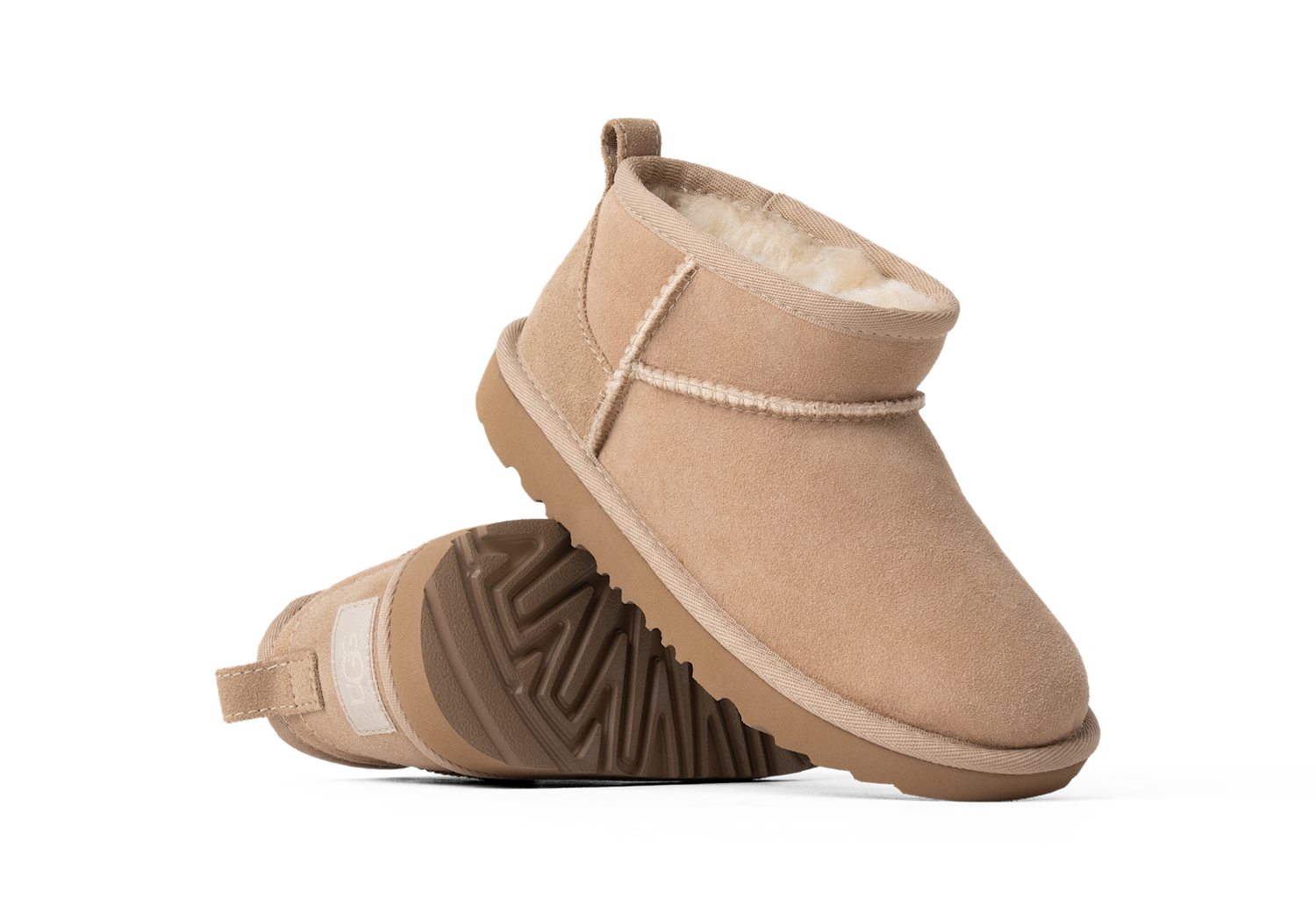UGG Classic Ultra Mini Boot Sand (Kids), Sand (1130750K-SAN)