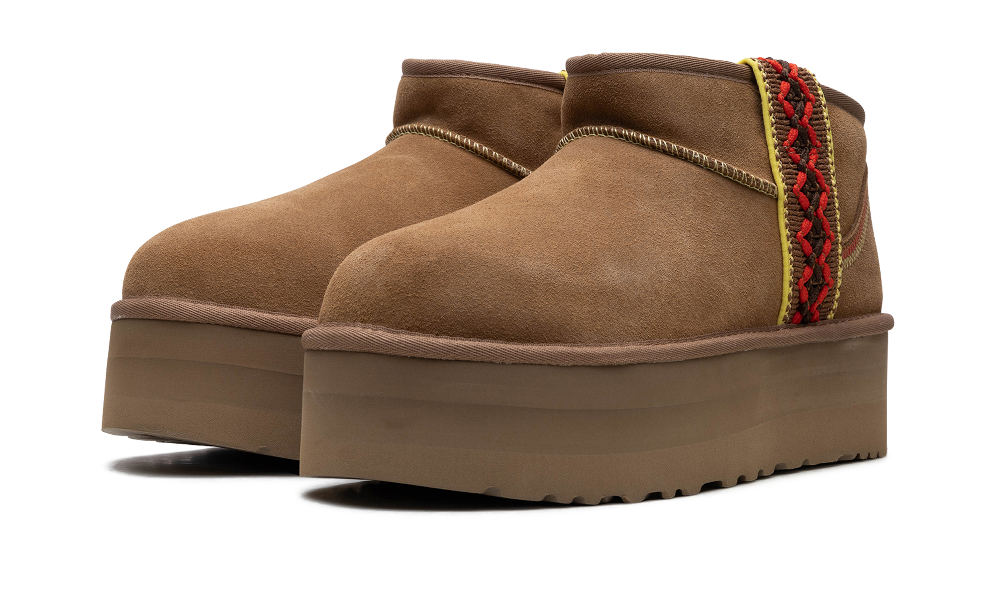 UGG Classic Ultra Mini Braid Boot Chestnut