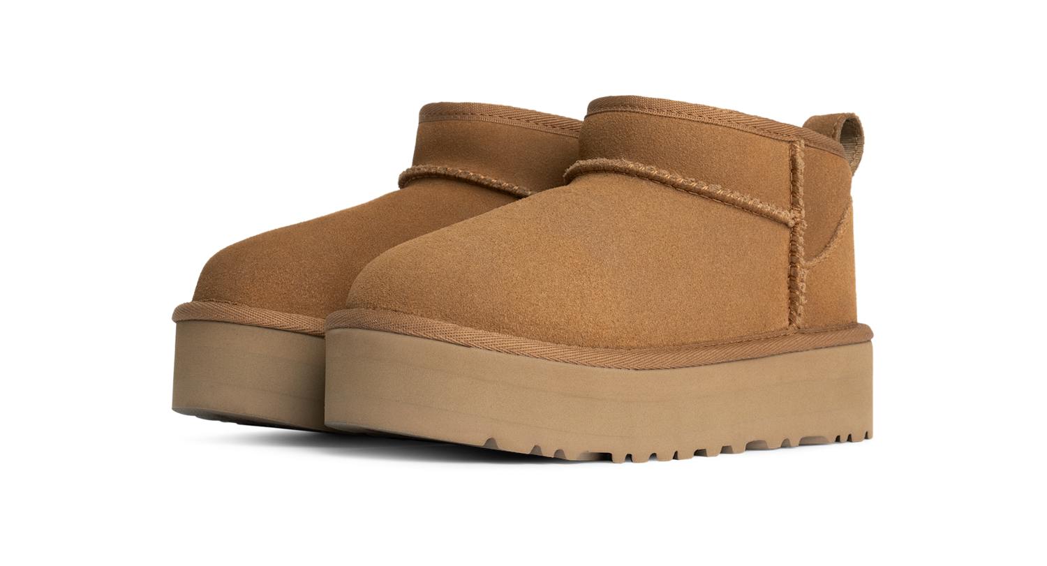 UGG Classic Ultra Mini Platform Boot Chestnut (Kids), Chestnut (1157791K-CHE)