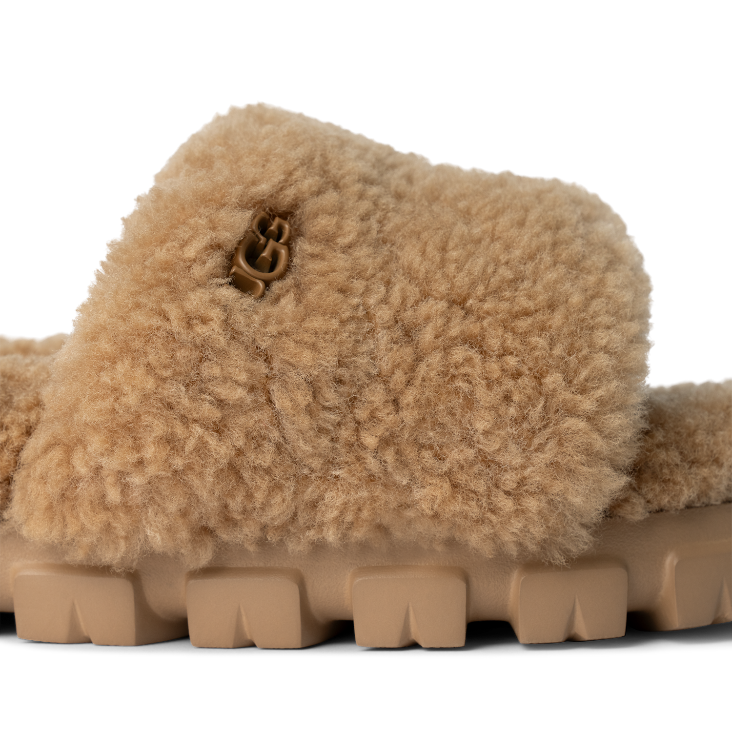 UGG Cozetta Curly Slide Chestnut, Chestnut (1130838-CHE)