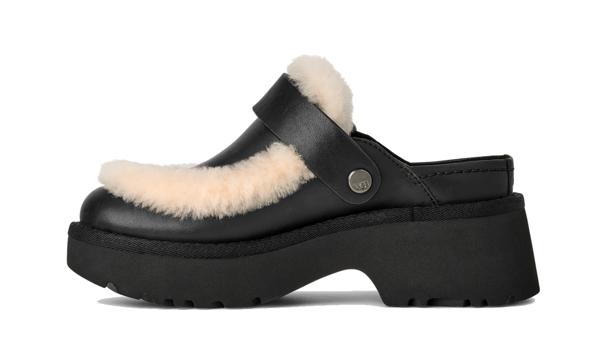 UGG Esmee Leather Clog Black