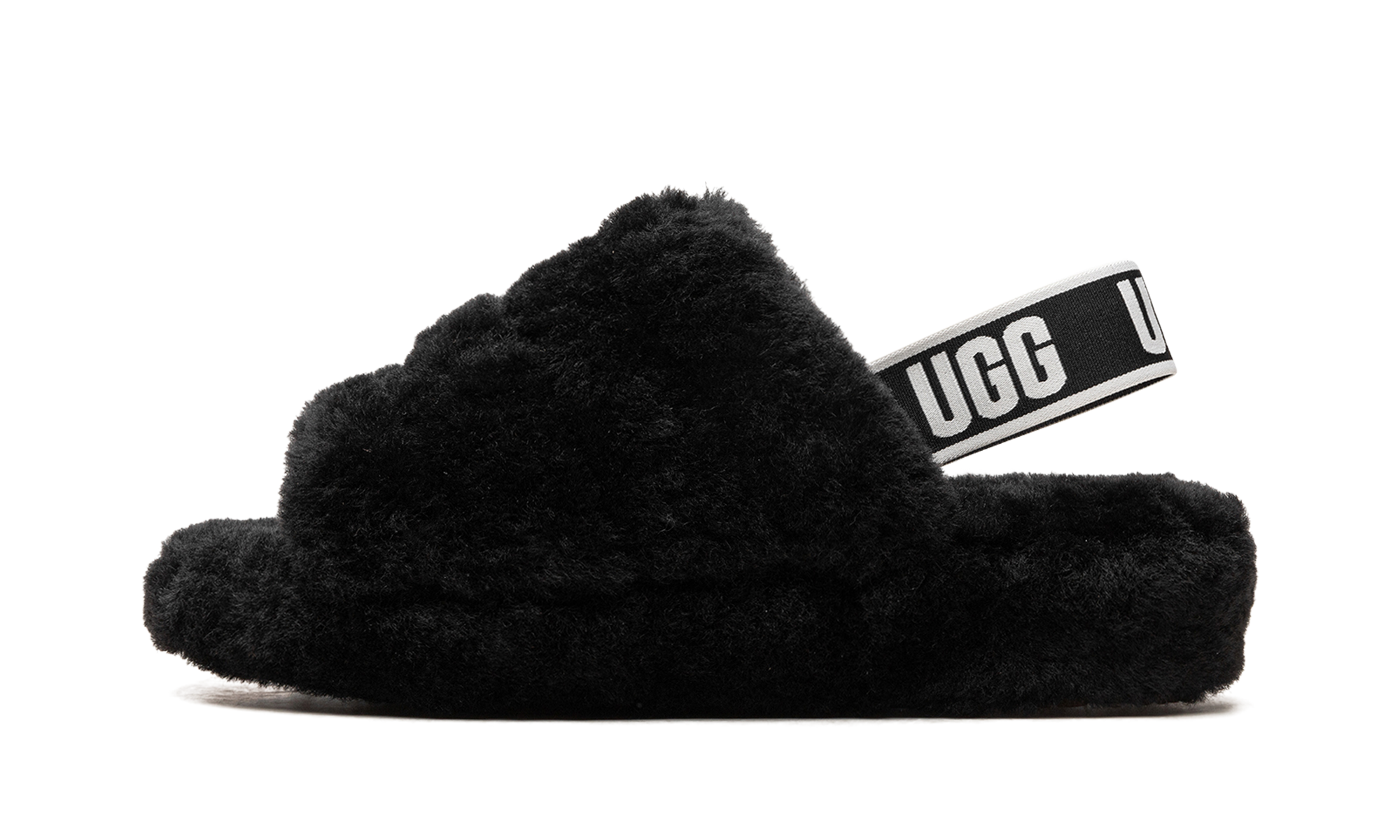 UGG Fluff Yeah Slide Black