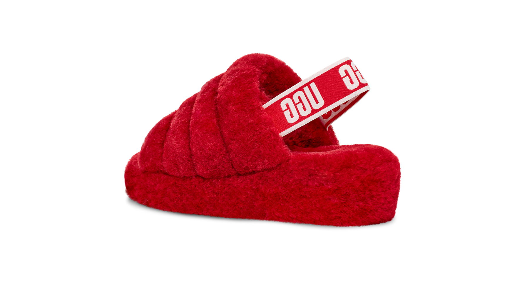 UGG Fluff Yeah Slide Ribbon Red, Ribbon Red (1095119-RBRD)
