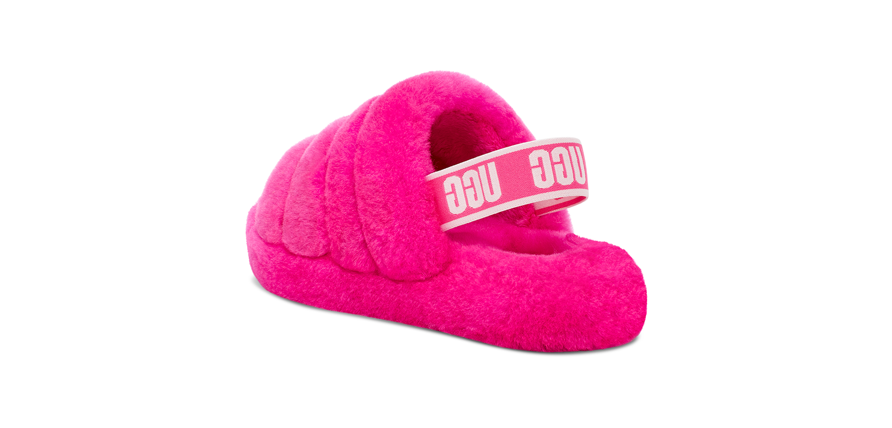 UGG Fluff Yeah Slide Rock Rose (Kids), Rock Rose/Rock Rose (1098494K-RCR)